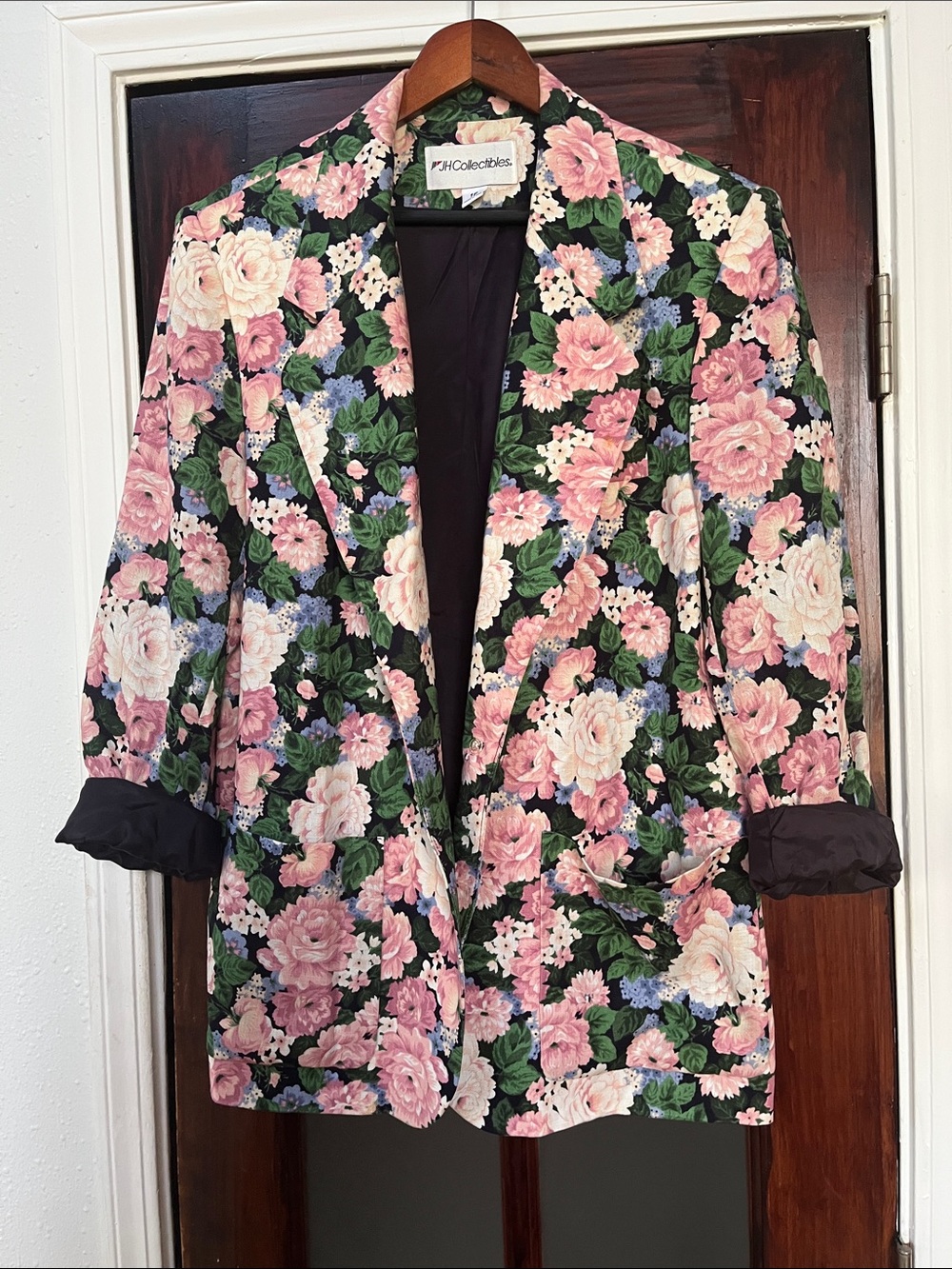 JH Collectibles Vintage Floral Print Blazer